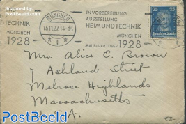 Envelope from Munchen to USA