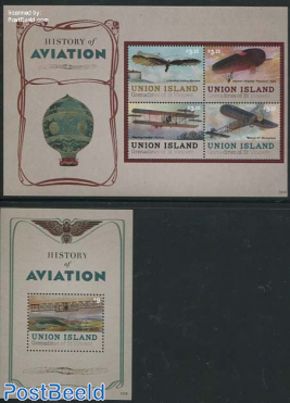 Union Island, History of Aviation 2 s/s