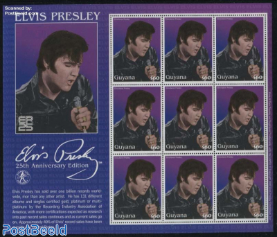 Elvis Presley minisheet