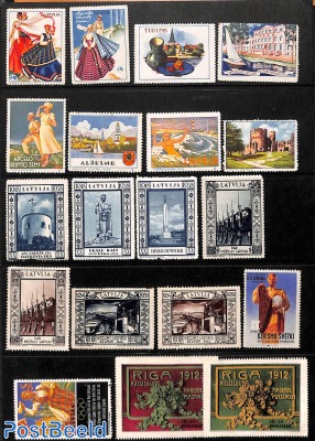 Lot Poster stamps