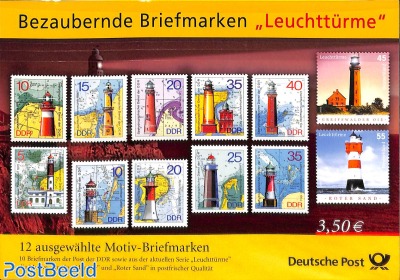 Special pack with Lighthouse stamps
